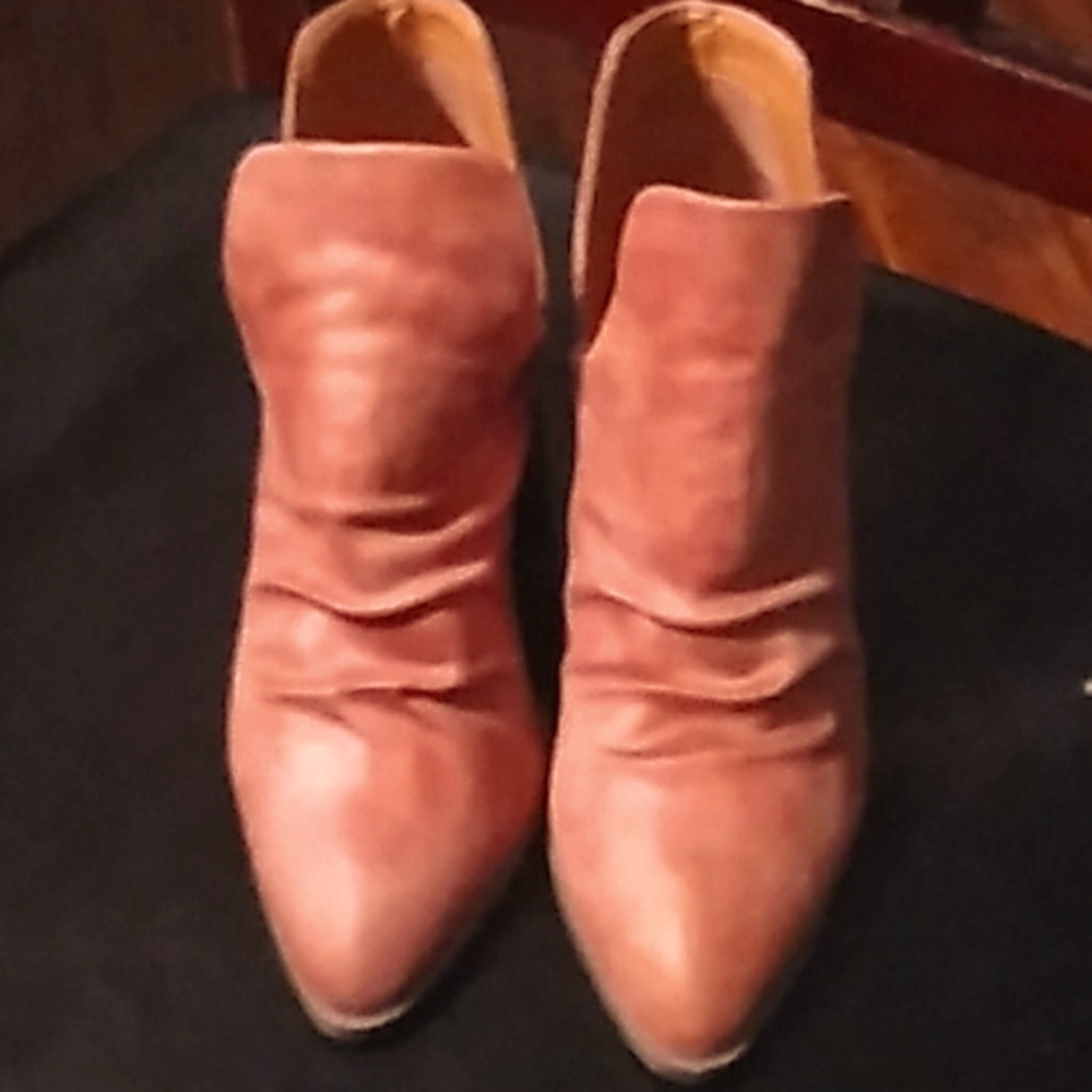 Brown booties